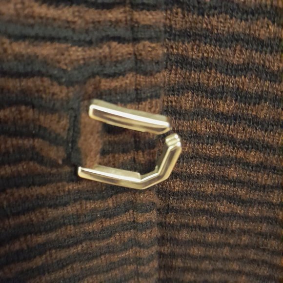 Brown Textured Women's Blazer - Picture 6 of 14